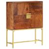 vidaXL Highboard 80x30x100 cm Solid Acacia Wood