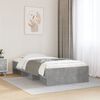 vidaXL Bed Frame without Mattress Concrete Grey 100x200cm Engineered Wood
