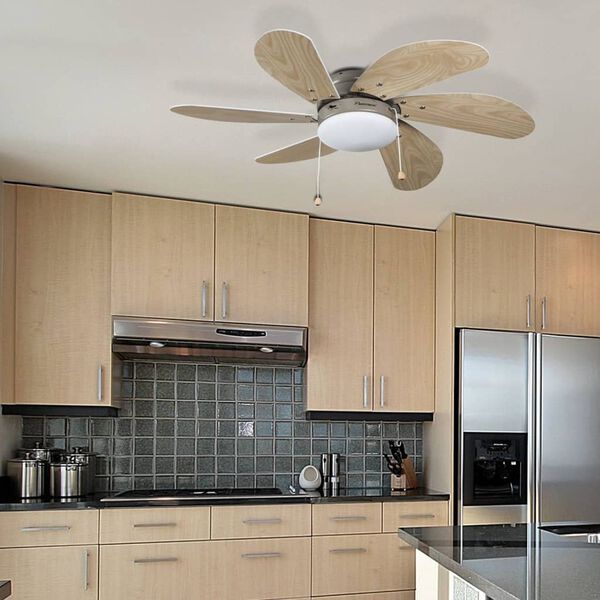 Bestron Ceiling Fan 76 cm/30" 60 W Maple/White DC30T