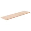 vidaXL Shelf Board 80x20x1,5 cm Untreated Solid Wood Oak