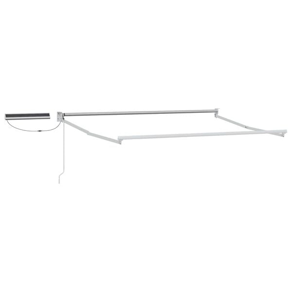 vidaXL Electric Retractable Awning Brown 3 x 2.5 m