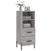 vidaXL Sideboard Grey Sonoma 34.5x34x90 cm Engineered Wood