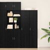 vidaXL Highboard Black Oak 40 x 42.5 x 185 cm