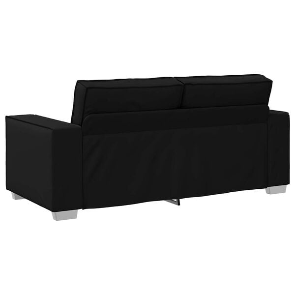 vidaXL Sofa Black 180 x 78 x 84 cm Fabric