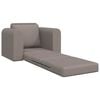 vidaXL Sofa Bed Taupe 98 x 71 x 83 cm Velvet