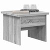 vidaXL Coffee Table Grey Sonoma 55 x 54.5 x 45 cm Engineered wood