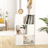 vidaXL Book Cabinet Room Divider White 60x24x94 cm Engineered Wood