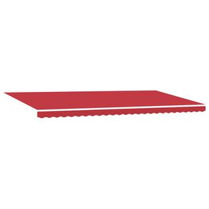 vidaXL Awning Replacement Fabric Red 580 x 345 cm Polyester