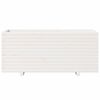 vidaXL Garden Planter White 110x40x49.5 cm Solid Wood Pine