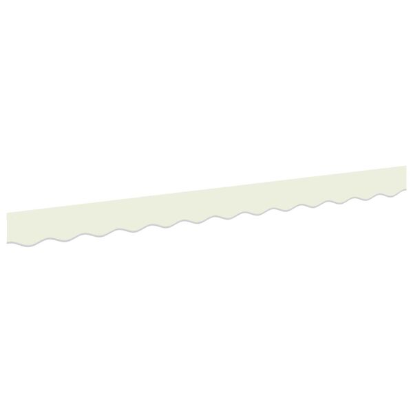 vidaXL Awning Valance Cream 230 x 20 cm Canvas