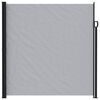 vidaXL Retractable Side Awning Grey 500 x 200 cm Polyester