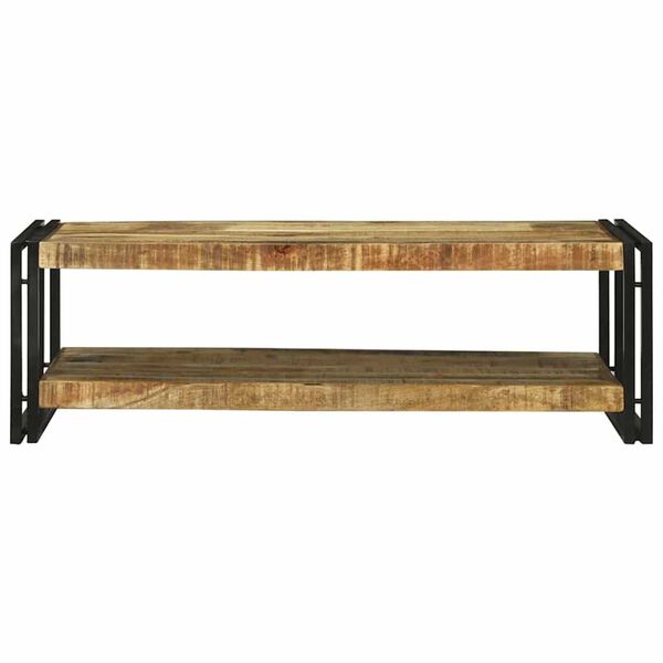 vidaXL Coffee Table Brown 120 x 50 x 38 cm Solid mango wood