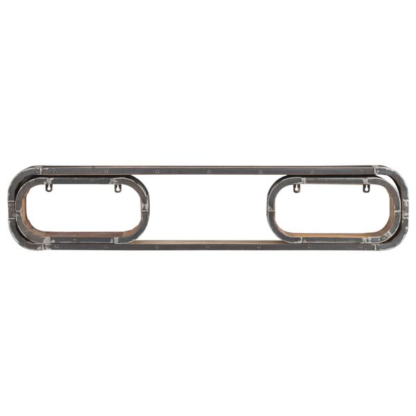 vidaXL 3 Piece Wall Shelf Set Solid Mango Wood