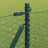 vidaXL Fence Post Green 25 x 1 m (36 mm mesh) Steel