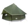 vidaXL Tipi Tent 6-Person Olive Green Polyester and Steel
