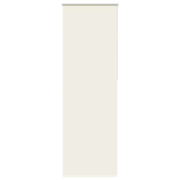 vidaXL Roller Blind Blackout Off White 65x210 cm Fabric Width 60.7 cm Polyester