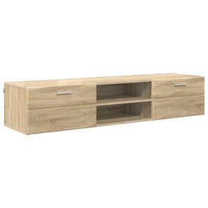 vidaXL Wooden Cabinet Sonoma Oak 150 x 39 x 30 cm Engineered Wood