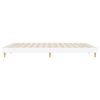 vidaXL Bed Frame without Mattress White 180x200 cm Super King Engineered Wood
