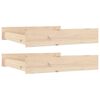 vidaXL Bed Drawers 2 pcs Solid Wood Pine