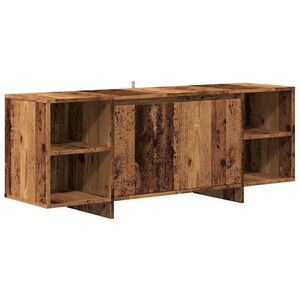 vidaXL TV Cabinet Old Wood 130x35x50 cm Engineered Wood