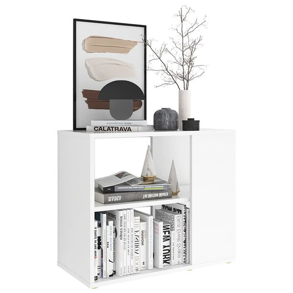 vidaXL Side Cabinet White 60x30x50 cm Engineered Wood