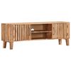 vidaXL TV Cabinet 130x30x45 cm Solid Acacia Wood