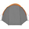 vidaXL Camping Tent 4 Persons Grey and Orange