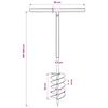 Ground Drill with Handle 150 mm with Extension Tube 5 m Steel