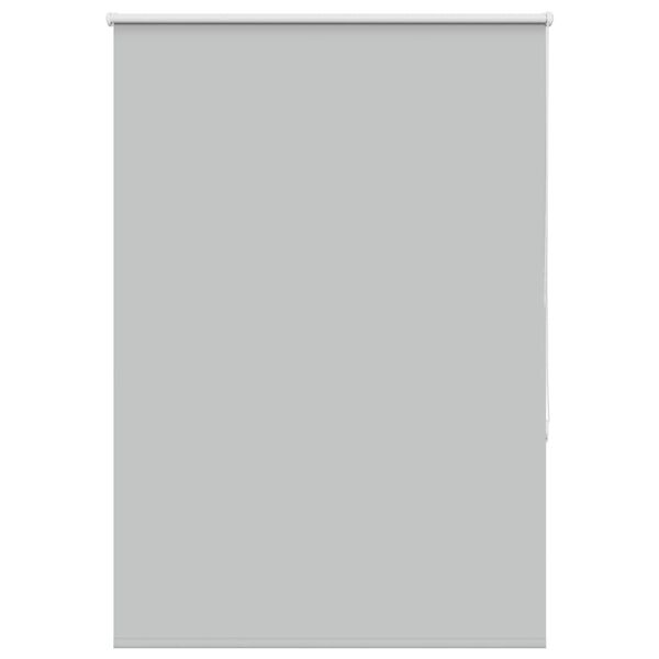 vidaXL Roller Blind Blackout Light Grey 115x175 cm Fabric Width 110.7 cm Polyester