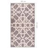 vidaXL Carpet Runner Brown 80x200 cm