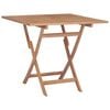 vidaXL 5 Piece Garden Dining Set Solid Wood Teak