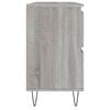 vidaXL Bathroom Cabinet Grey Sonoma 80x33x60 cm Engineered Wood