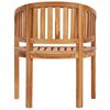vidaXL Banana Chairs 2 pcs Solid Teak Wood