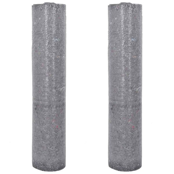 vidaXL Non-slip Painter Fleeces 2 pcs 25 m 280 g/m² Grey