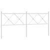 vidaXL Metal Replace Headboard White 180cm