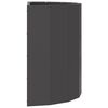 vidaXL Planter Black 60 x 30 x 50 cm Steel