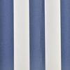 vidaXL Awning Top Sunshade Canvas Blue & White 5x3 m