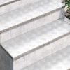 vidaXL Stair Tread Rectangular 4 pcs Silver 100 x 30 cm Aluminium
