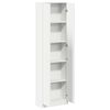vidaXL Wardrobe with Shelf White 55 x 25 x 189 cm Engineered Wood