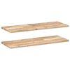 vidaXL Floating Shelves 2 pcs 100x30x2 cm Untreated Solid Wood Acacia