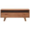 vidaXL TV Cabinet 110x30x45 cm Solid Teak Wood