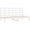vidaXL Day Bed without Mattress White 80x200 cm Solid Wood Pine