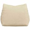vidaXL Back Pillow Cream 45 x 20 x 35 cm Fabric
