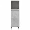 vidaXL 3 Piece Bathroom Cabinet Set Concrete Grey Engineered Wood