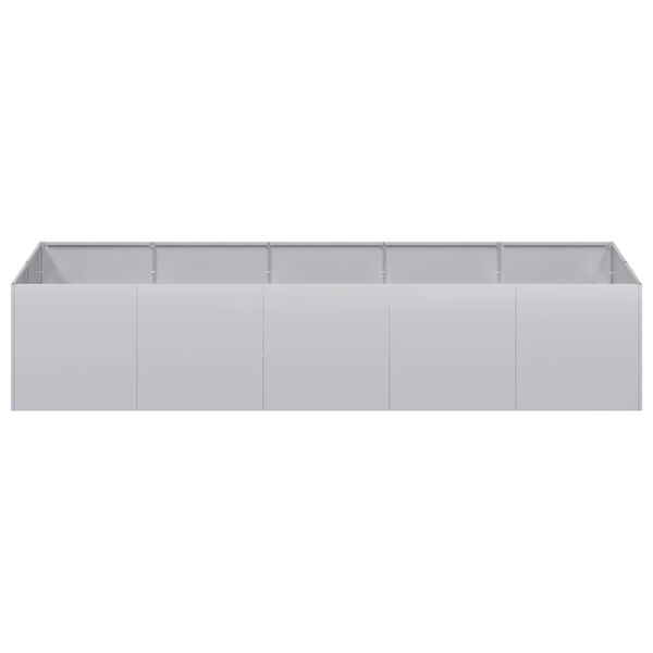 vidaXL Planter 200x80x40 cm Galvanised Steel