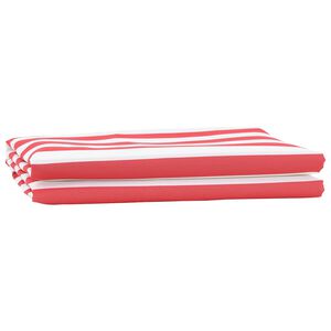 vidaXL Awning Replacement Fabric Red and White 1000 x 160 cm Polyester