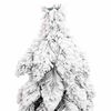 vidaXL Artificial Pre-lit Christmas Tree with 60 LEDs and Flocked Snow 120 cm