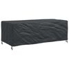 vidaXL Furniture Cover Plain Black 220 x 110 x 70 cm 600D