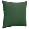 vidaXL Sofa Pillows 2 pcs Dark Green 50 x 50 cm Corduroy Fabric