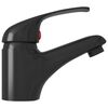 vidaXL Basin Mixer Tap Black 13x10 cm